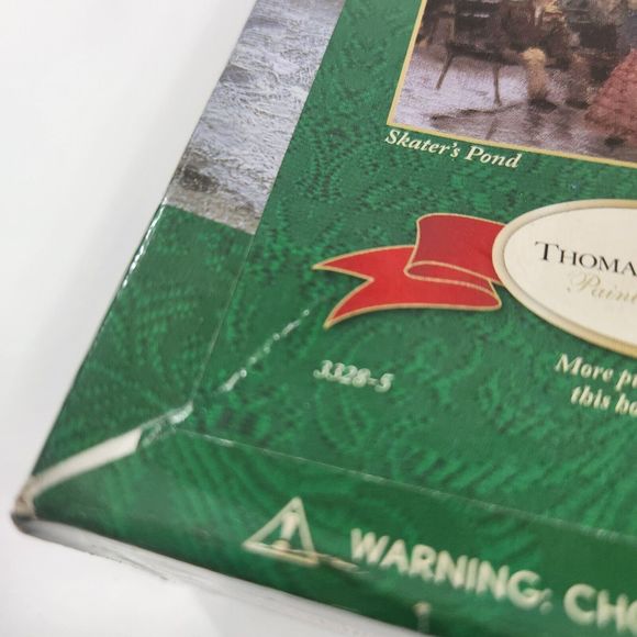 New Thomas Kinkade Skater's Pond 1000 Piece Jigsaw Puzzle Sealed - Picture 8 of 10